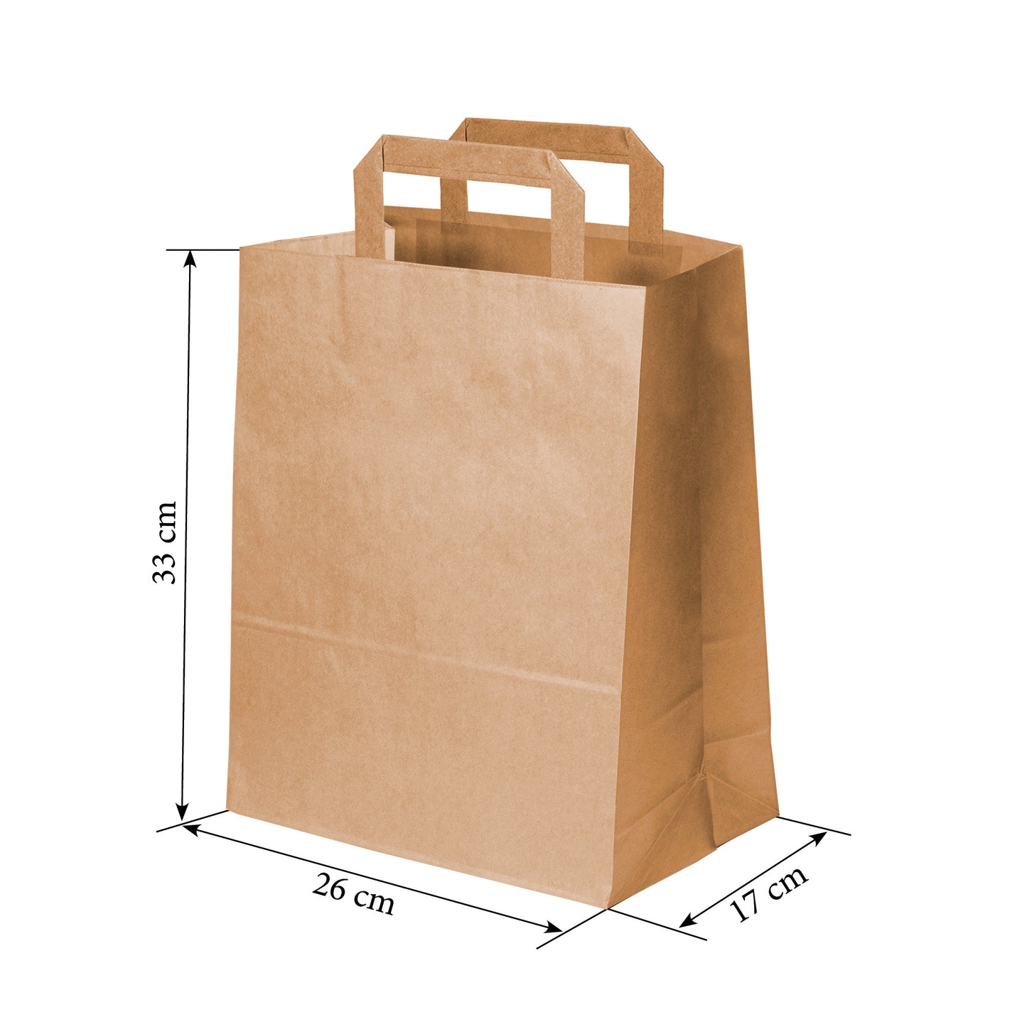Torba EKO uchwyt płaski - 26x17x33cm