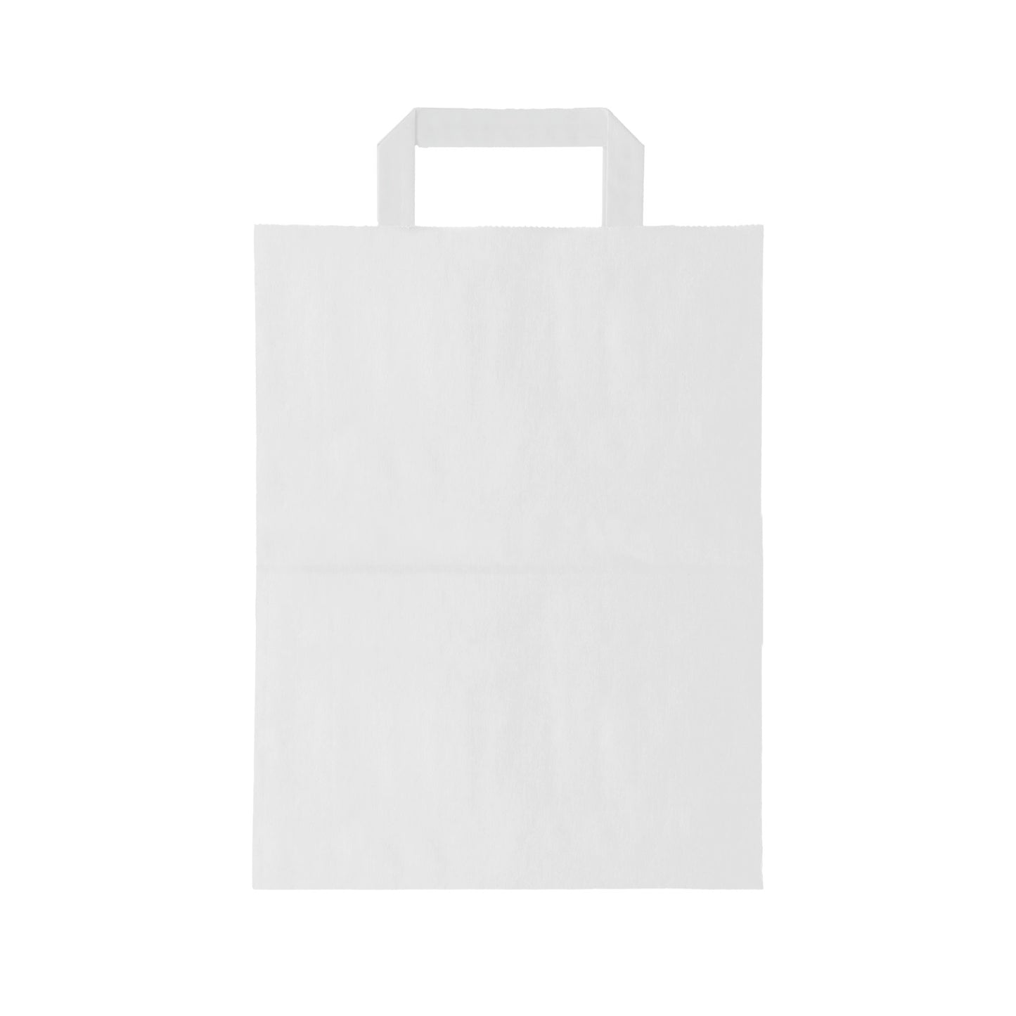 Torba BIAŁA uchwyt płaski - 26x16x33cm