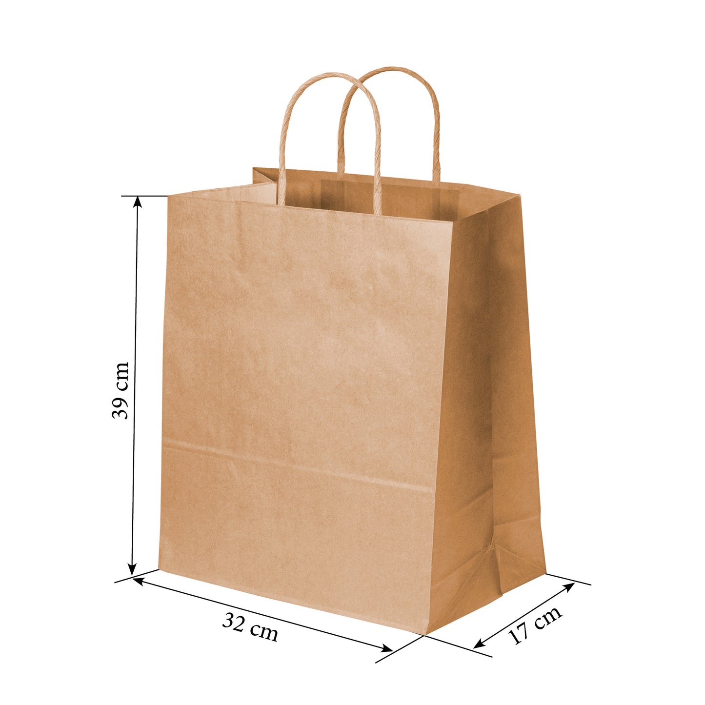 Torba EKO uchwyt skręcony - 32x17x39cm