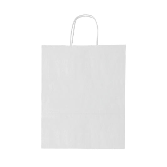 Torba BIAŁA uchwyt skręcany - 32x17x39cm