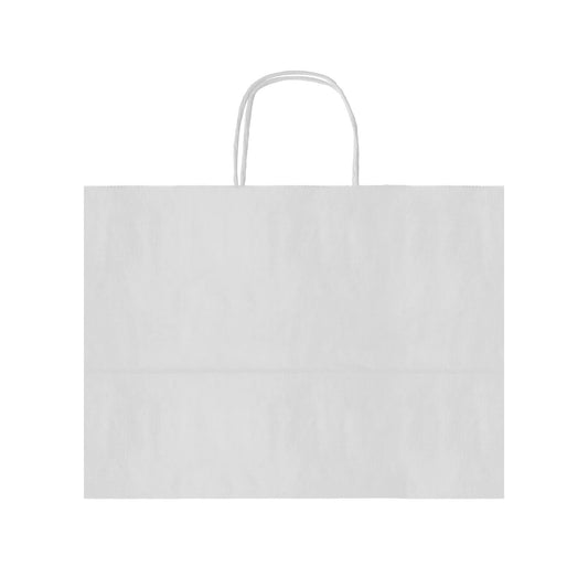 Torba BIAŁA uchwyt skręcany - 32x12x23cm