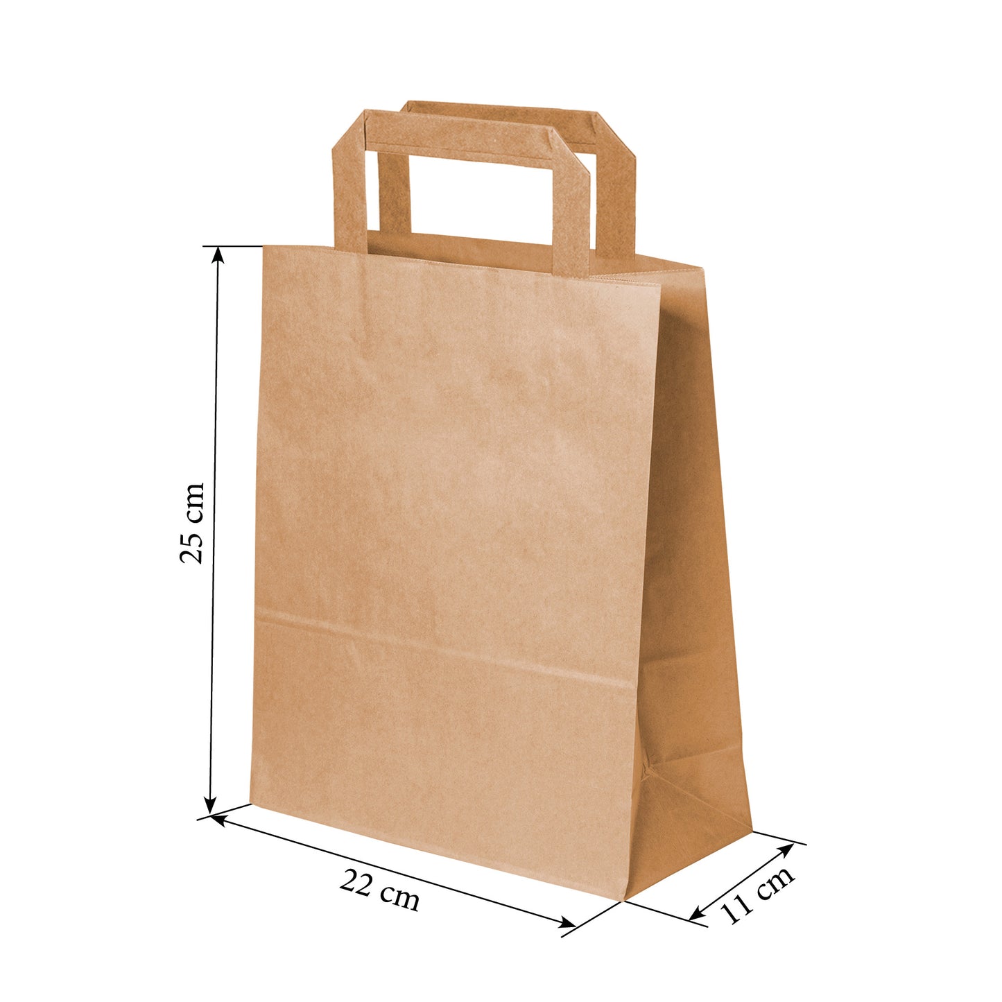 Torba EKO uchwyt płaski - 22x11x25cm